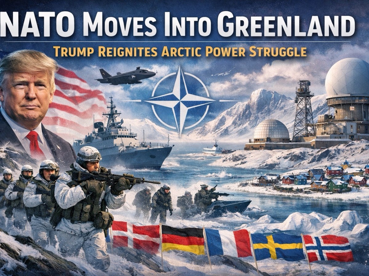 NATO Moves Into Greenland as Trump Reignites Arctic Power Struggle