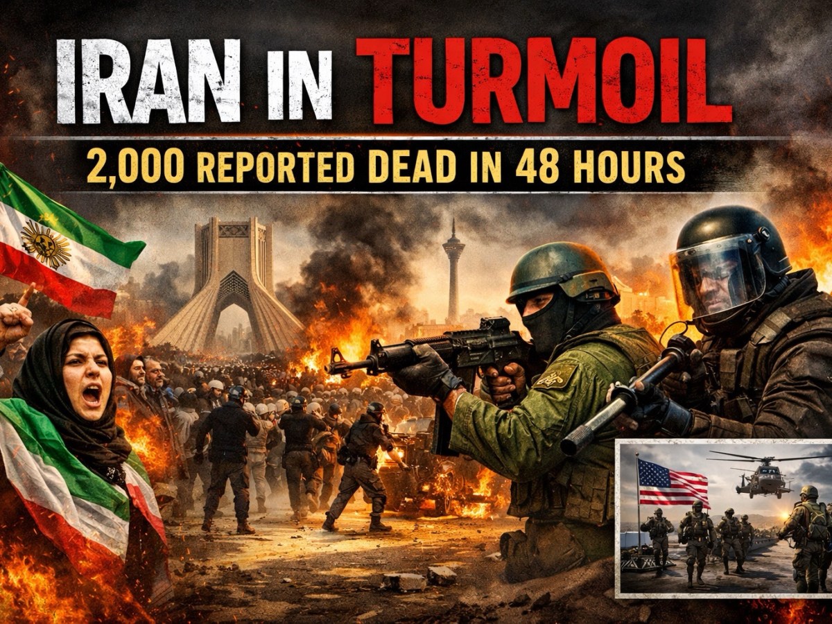 Iran Protests Enter Deadly Phase as Casualty Claims Surge and U.S. Issues Warning