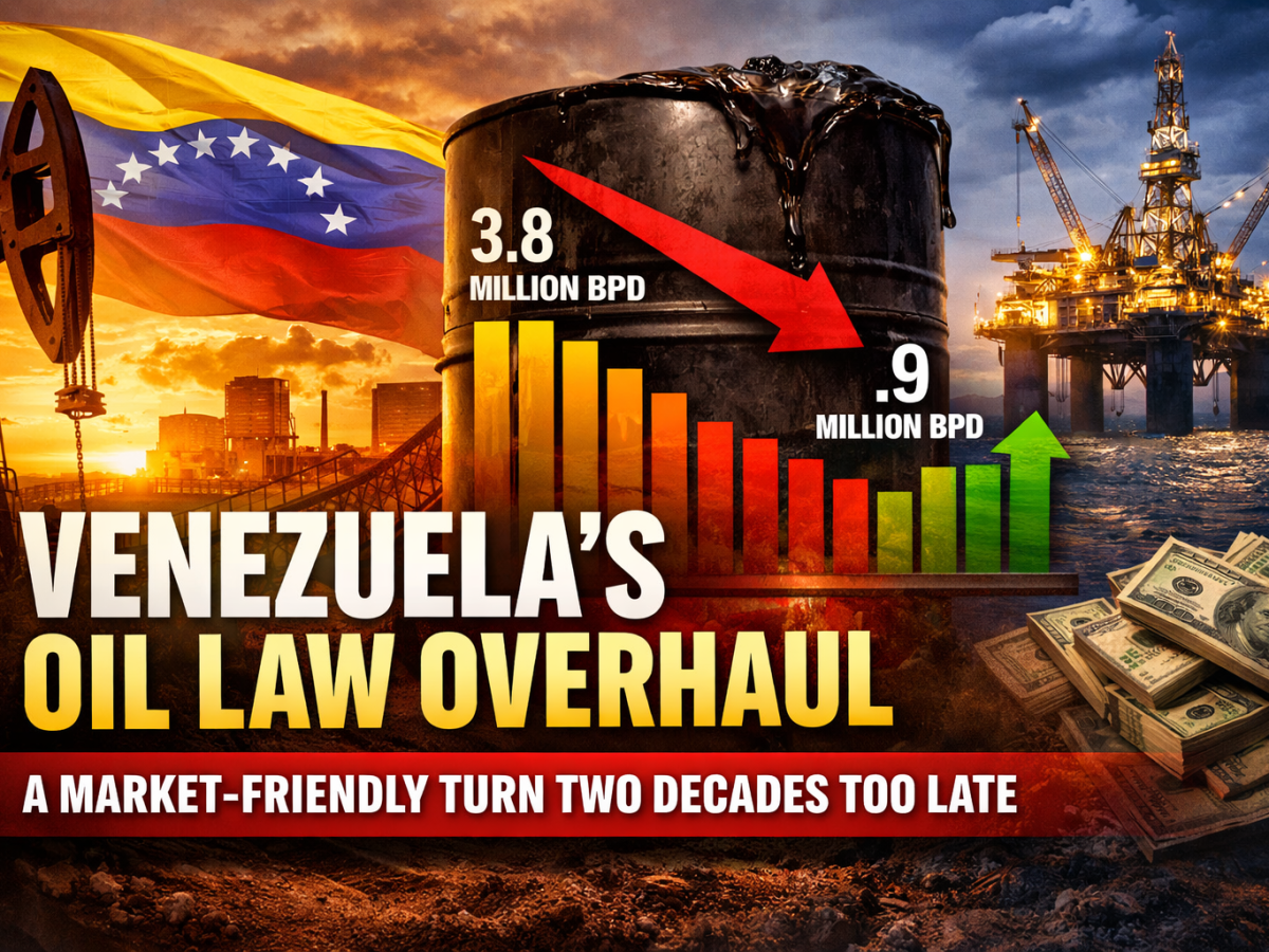 Venezuela’s Oil Law Overhaul: An Opportunity for Markets, Not Socialism