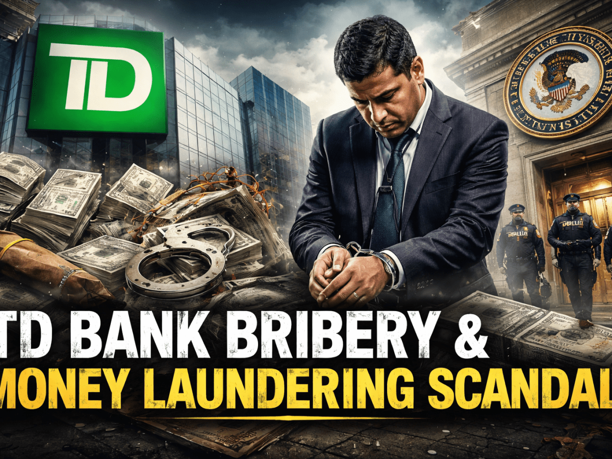 TD Bank Insider Pleads Guilty in $55 Million Bribery and Money Laundering Scheme Linked to Colombia